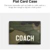 imageCoach Mens Flat Card CASE Camo One Size