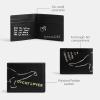 imageCoach Mens Slim Billfold Wallet with Sketch Print AccessoryTravel Black Multi