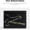 imageCoach Mens Slim Billfold Wallet with Sketch Print AccessoryTravel Black Multi