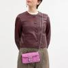 imageCoach Quilted Pillow Leather Tabby Wristlet with Chain LHFuschia