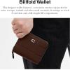 imageCoach Womens Billfold Wallet Small Zip AroundMaple