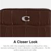 imageCoach Womens Billfold Wallet Small Zip AroundMaple