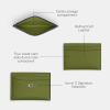 imageCoach Womens Essential Card CaseDark Lime