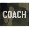imageCOACH Mens 3in1 Wallet with Camo Print Graphic Billfold One Size