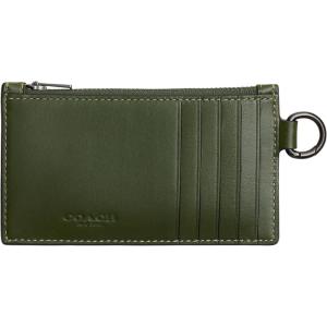 imageCOACH Mens Zip Card Case in Signature Camo Print Billfold One Size