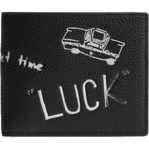 imageCoach Mens 3 in 1 Sketch Print AccessoryTravel Wallet Black Multi