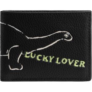 imageCoach Mens Slim Billfold Wallet with Sketch Print AccessoryTravel Black Multi