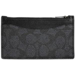 imageCoach Mens Zip Card CASE AccessoryTravel Wallet Charcoal
