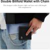 imageCOACH Mens Billfold Wallet with Chain Black One Size