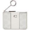 imageCoach Essential Mini ID Card Case in Signature Canvas LHWhite Chalk
