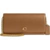 imageCoach Womens Evie Long Wallet with Chain BiFold Honey Brown One Size