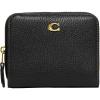 imageCoach Womens Polished Pebble Leather Billfold Wallet B4Black One Size