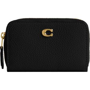 imageCoach Small Zip Around Card Case Black