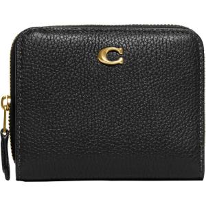 imageCoach Womens Polished Pebble Leather Billfold Wallet B4Black One Size