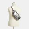 imageCOACH Hall Belt Bag in Metallic Crinkle Leather