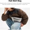 imageCOACH Hall Belt Bag in Metallic Crinkle Leather