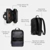 imageCOACH Mens Signature Gotham Backpack CharcoalBlack Standard