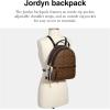 imageCoach Jordyn Backpack Light Khaki Brown MultiKhaki Multi