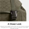 imageCoach League Flap Backpack Deep BlueArmy Green
