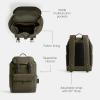 imageCoach League Flap Backpack Deep BlueArmy Green