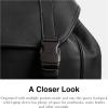 imageCoach League Flap Backpack Deep BlueBlack