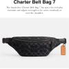 imageCoach Mens Charter Belt Bag 7Black Denim