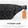 imageCoach Mens Charter Belt Bag 7Black Denim