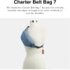 imageCoach Mens Charter Belt Bag 7Indigo Denim