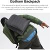 imageCoach Mens Gotham Backpack in Pebble Leather Maple One SizeCharcoal