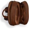 imageCoach Mens Gotham Backpack in Pebble Leather Maple One SizeDark Saddle