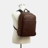 imageCoach Mens Gotham Backpack in Pebble Leather Maple One SizeMaple