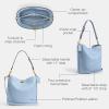 imageCoach Willow Soft Bucket Bag B4Bluebell