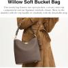 imageCoach Willow Soft Bucket BagB4Dark Stone