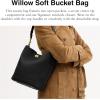 imageCoach Willow Soft Bucket BagBlack