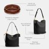 imageCoach Willow Soft Bucket BagBlack