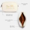 imageCoach Womens Pebbled Leather Jes Convertible Belt Bag 2Chalk