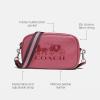 imageCoach Womens Pebbled Leather Jes Convertible Belt Bag 2Rouge