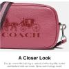 imageCoach Womens Pebbled Leather Jes Convertible Belt Bag 2Rouge