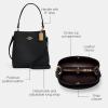 imageCoach Womens Small Town BucketBlack Oxblood