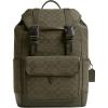 imageCoach League Flap Backpack Deep BlueArmy Green