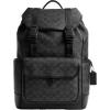 imageCoach League Flap Backpack Deep BlueCharcoal Signature