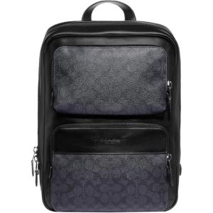 imageCOACH Mens Signature Gotham Backpack CharcoalBlack Standard