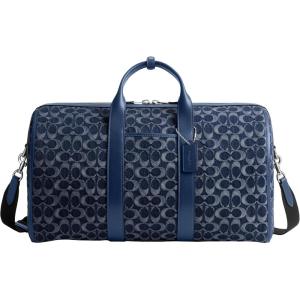 imageCoach Gotham Duffle Bag 45 in Signature Denim Deep Blue