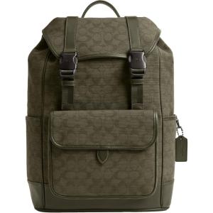 imageCoach League Flap Backpack Deep BlueArmy Green