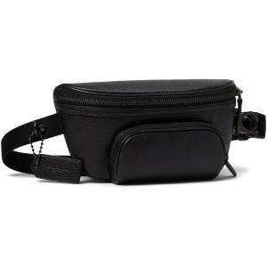 imageCoach Mens Beck Belt Bag in Pebble LeatherBlack