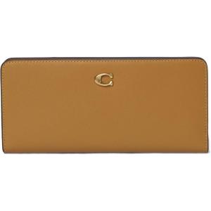 imageCoach Womens Essential Skinny AccessoryTravel Wallet B4Honey Brown One Size