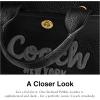 imageCoach Bubble Leather Cargo ToteB4Black