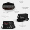 imageCoach Charter Crossbody Bag 24 with Sketch Print Black Multi