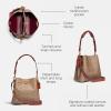 imageCoach Coated Canvas Signature Willow Bucket 24Tan Rust