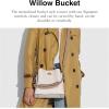 imageCoach Colorblock Leather Willow Bucket Chalk